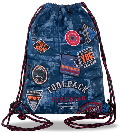 Cool Pack Sprint Badges B geantă sport albastră