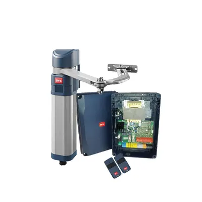 Kit automatizare poarta batanta pietonala BFT E5 BT A18, brat articulat, 1.8 m, 100 kg, 433 Mhz, 24V