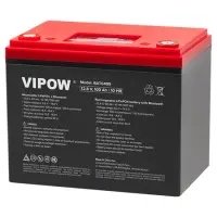 Acumulator Vipow BAT0499, LIFEPO4, 12V, 100AH, Bluetooth