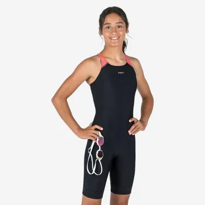 Costum de baie shorty întreg înot Kamyleon Negru Fete Adolescente