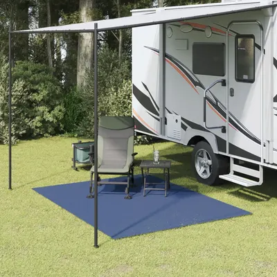Gossi covoras de camping, albastru, 2,5x2 m