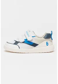 Pantofi sport low-cut cu logo - Alb/Bleumarin