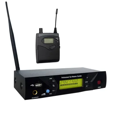 Sistem profesional de monitorizare audio wireless in-ear cu 4 canale - Default Title