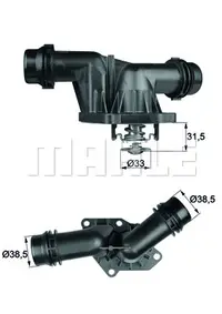 Termostat lichid racire (85 C, cu carcasa) BMW Seria 3 (E46), 5 (E39) 2.0D intre 1998-2003
