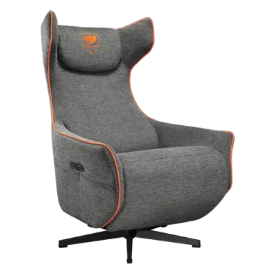 Fotoliu Gaming COUGAR Magus, Ergonomice Zero-Gravity, Max 150 kg (Gri/Portocaliu)