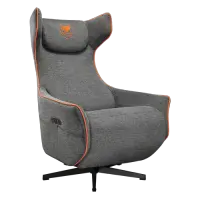 Fotoliu Gaming COUGAR Magus, Ergonomice Zero-Gravity, Max 150 kg (Gri/Portocaliu)