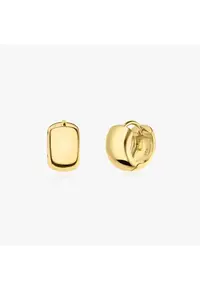 Cercei din argint Golden Bold Mini Hoops