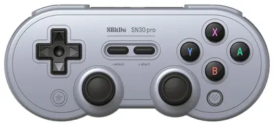 Controller wireless 8BitDo - SN30 Pro, Hall Effect Edition, gri (Nintendo Switch/PC)