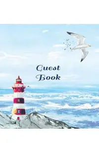 GUEST BOOK FOR VACATION HOME, Visitors Book, Beach House Guest Book, Seaside Retreat Guest Book, Visitor Comments Book.: HARDCOVER: Suitable for Beach
