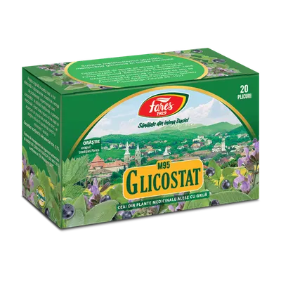 Ceai Glicostat, 20 plicuri, Fares