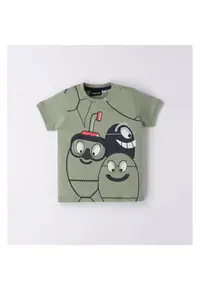 Tricou cu imprimeu pentru baiat - 0.6510 - Kaki