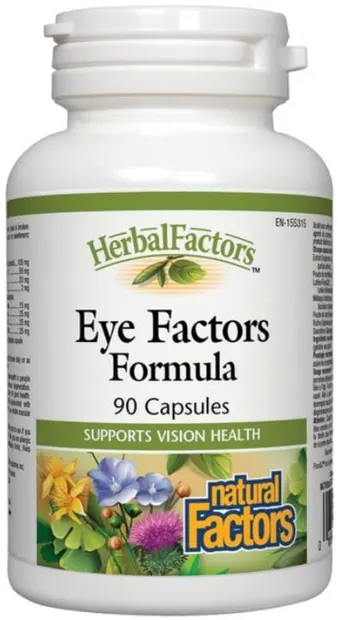 Eye Factors Formula, 260 mg, 90 capsule, Natural Factors