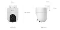 Camera supraveghere video WIFI Pan & Tilt Ezviz CS-H8C-R100-1J4WKFL Senzor:1/2.7" Progressive Scan CMOSRezolutie 4MP Lentila: 4m