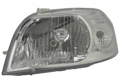 Far Stanga (H4, manual, fara motoras, culoare insert: cromat, culoare semnalizator: transparent) potrivit CHEVROLET AVEO KALOS -05.11