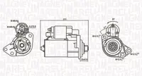 Electromotor (12v, 1,1kw) Potrivit Audi A3, Tt; Ford Focus Ii, Galaxy I, Puma; Kia Rio Ii; Seat Alhambra, Altea, Cordoba, Cordoba Vario, Ibiza Ii, Inca, Leon, Toledo I 1.4-2.3 02.86-12.13