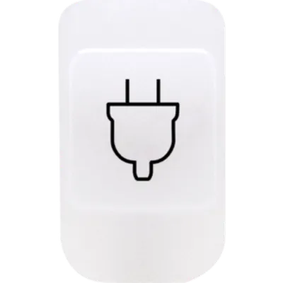 Lentila cu simbol iluminabil- SOCKET-OUTLET