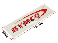 Autocolant Kymco, culoare rosu