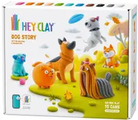 Trusă de modelat argilă Hey Clay - Povești cu câini