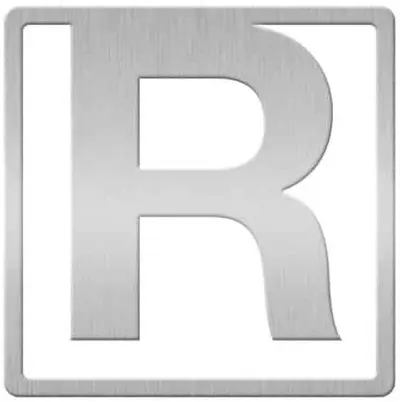 Semn de carte Helvetica - Litera R