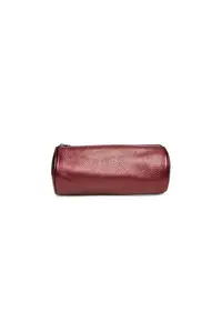 Portfard piele - Skin - bordo sidef - 20 x 9 x 9 cm