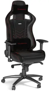 Scaun gaming noblechairs - EPIC Faux Leather, Black/Red