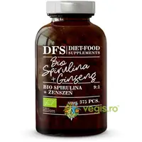 Spirulina + Ginseng 400mg Ecologica/Bio 375cps