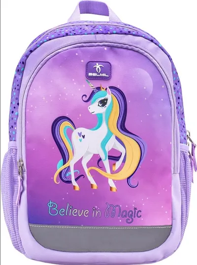 Ghiozdan pentru grădiniță Belmil - Unicorn Purple