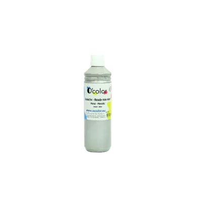 Guasa pentru pictura 500 ml Argintiu, ideala pentru gradinita si scoala