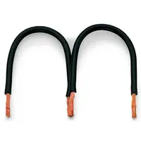 Wire commoning chain; insulated; 3 connections; 2 x 170 mm; black