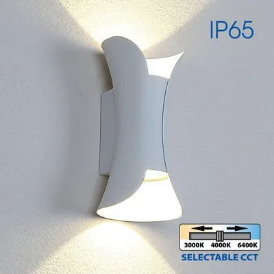Aplica LED Vivalux BOSTON, 10W, 690 lm, lumina selectabila (3000K-4000K-6400K), 60°,IP65, 135x115x100mm, 40000h, aluminiu,10x20x