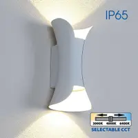 Aplica LED Vivalux BOSTON, 10W, 690 lm, lumina selectabila (3000K-4000K-6400K), 60°,IP65, 135x115x100mm, 40000h, aluminiu,10x20x
