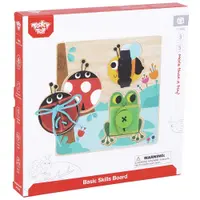 Set de joc Tooky Toy - Tablă din lemn pentru abilități de bază