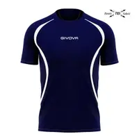 Tricou Running Unisex Givova Running Albastru-alb Albastru