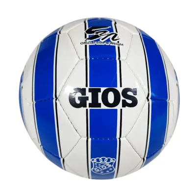 Minge de fotbal Lesta PRO, GIOS, 12 ani+, numarul 5, albastru/alb