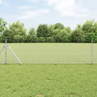 vidaXL Fixare pentru gard hexagonal 50 x 0,4 m Oțel Galvanizat Plasă
