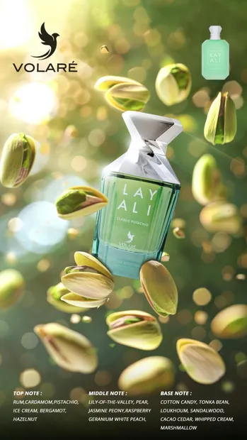 Apa de Parfum Layali Classic Pistachio by Mamlakt Al Oud, Unisex, 100 ml