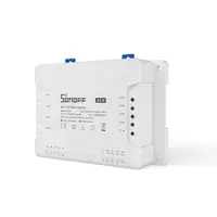 Sonoff Smart 4 canale releu inteligent cu releu Wi-Fi comutator de curent alb (4CHR3)