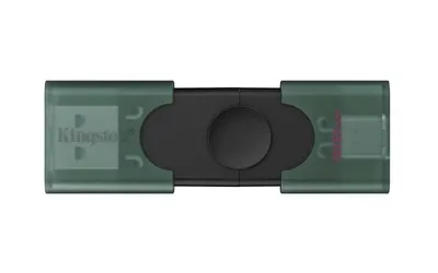 Memorie USB Kingston DataTraveler DuoG2 128 GB, USB Type-A / USB Type-C, Negru