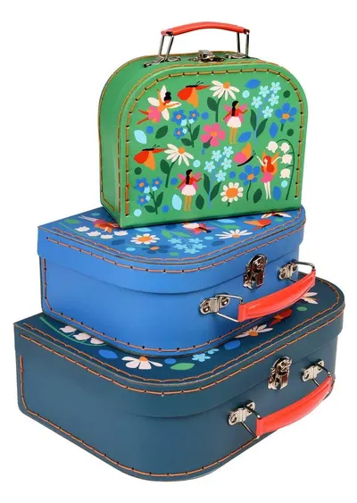 Set de 3 cutii de depozitare Rex London - Zâne în grădină