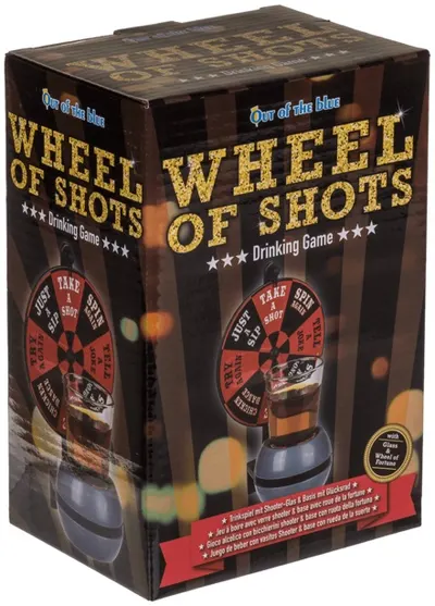 Joc de societate Wheel of Shots Drinking Game - Petrecere