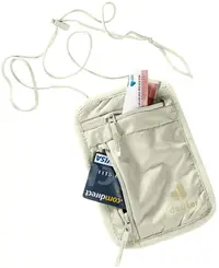 Portofel de documente Deuter - Security, crem