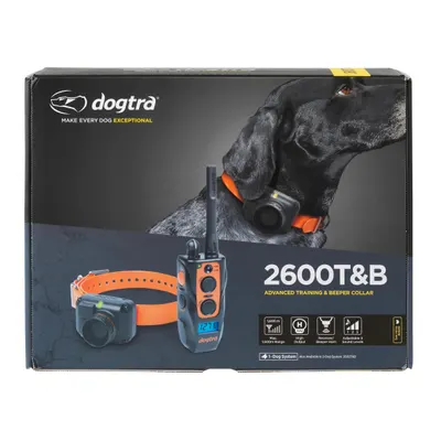 Set zgardă + telecomandă dresare și reperare câine DOGTRA 2600T&B