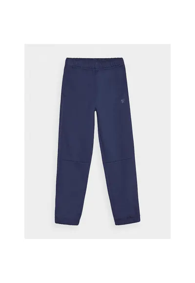 Pantaloni Jogger Bleumarin Baieti Junior - Bumbac