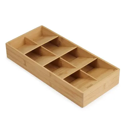 Organizator de tacâmuri în culoare naturală din bambus 17,5 x 38 cm DrawerStore – Joseph Joseph