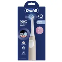 Periuta de dinti electrica Oral-B iO2 Calm Pink, 3 Programe, 1 Incarcator, 1 Capat, Roz Prafuit
