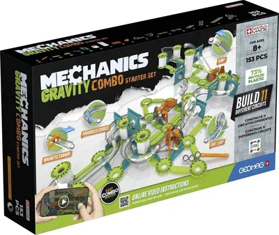 Constructor magnetic Geomag - Mechanics Gravity, 153 de piese