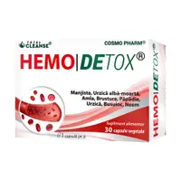 Hemodetox, 30 capsule vegetale, Cosmopharm