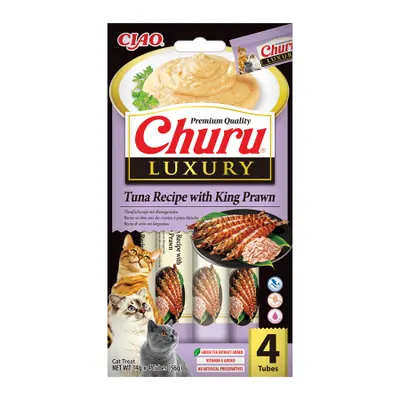Churu Luxury Recompensa Cremoasa Reteta cu Ton si Kreveti King