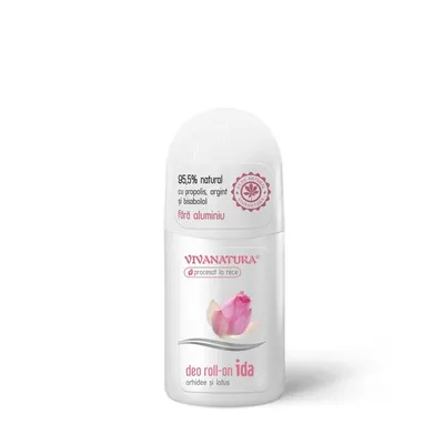 Deo roll-on natural IDA Orhidee si Lotus, 50 ml – Leonard Radutz Formula