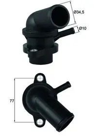 Termostat lichid racire (87 C, in carcasa) potrivit CHEVROLET AVEO KALOS, LACETTI, NUBIRA, REZZO; DAEWOO KALOS, LACETTI, LANOS, NUBIRA 1.4-2.0 02.97-